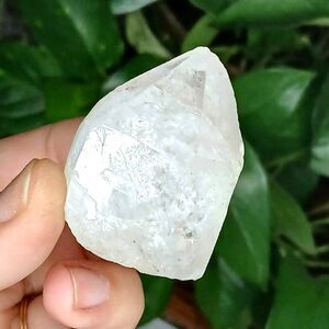 Clear Quartz Point - Home Decor & Garden Accent - 2x1x1.25"